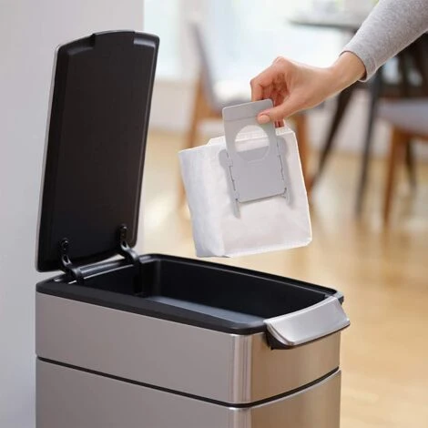 Lilaris- Lot De 3 Sacs Jetables Pour Station CleanBase Des Roomba De Série I, S Et J,Accessoire Sac à Poussière Pour Système De Collecte Automatique De Poussière, Gris 3 Lilaris- Lot De 3 Sacs Jetables Pour Station CleanBase Des Roomba De Série I, S Et J,Accessoire Sac à Poussière Pour Système De Collecte Automatique De Poussière, Gris – Image 3