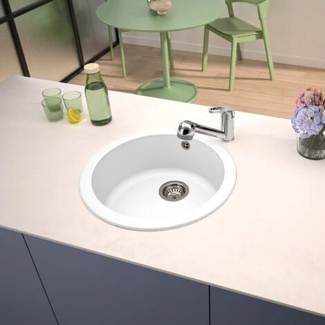CAREA - Evier Rond à Encastrer MIRADE 1 Bac 1 CAREA - Evier Rond à Encastrer MIRADE 1 Bac