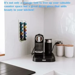 Porte-capsules Nespresso, Support De Dosettes De Café Pour 12 Capsules Nespresso Originales, Support Mural De Stockage De Capsules De Café 9.4X24cm Noir——VEBTles 8 Porte-capsules Nespresso, Support De Dosettes De Café Pour 12 Capsules Nespresso Originales, Support Mural De Stockage De Capsules De Café 9.4X24cm Noir——VEBTles -Promos Gout Cuisine Boutique 59689880 4