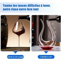 Rince Verre En Acier Inoxydable, Accessoires Pour Evier De Cuisine, Rondelle En Métal, Rince Verre Evier, Nettoyeur Verre, Accessoires De Cuisine, Argent Mat -Promos Gout Cuisine Boutique 60018999 5