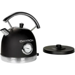 Bouilloire Retro 1850-2200W Noir/Argent Dayron -Promos Gout Cuisine Boutique 60089620 5