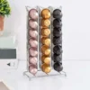 Porte Café Capsules Pour 42 Pièces Nespresso Cafe Capsules, Support Café Capsule Nespresso, Capsules Coffee Pod Holder Stand, Support Stockage Casier à Café Pour Bureau Cuisine