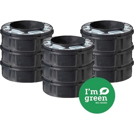 Pack De 9 Recharges Pour Poubelle à Couches Avancée Twist & Click 1 Pack De 9 Recharges Pour Poubelle à Couches Avancée Twist & Click