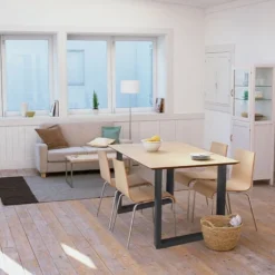 SWANEW 2X Piètement De Table Pieds De Table De Salon Pieds De Table En Métal BPiétement De Table Noir 30x43CM -Promos Gout Cuisine Boutique 61398404 3