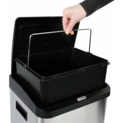 Poubelle Dylan Système De Séparation Avec 2/3 Divisions Ouverture Avec Pédale/bouton -Promos Gout Cuisine Boutique 62806367 3