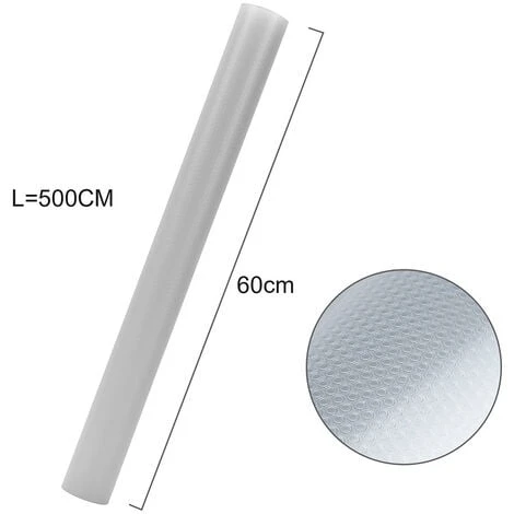 Randaco 3PCS Tapis Antidérapant De Tiroir Transparent EVA Imperméable Lavable 60x500cm Tapis De Placard 2 Randaco 3PCS Tapis Antidérapant De Tiroir Transparent EVA Imperméable Lavable 60x500cm Tapis De Placard – Image 2