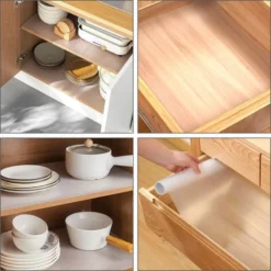 Randaco 3PCS Tapis Antidérapant De Tiroir Transparent EVA Imperméable Lavable 60x500cm Tapis De Placard 9 Randaco 3PCS Tapis Antidérapant De Tiroir Transparent EVA Imperméable Lavable 60x500cm Tapis De Placard -Promos Gout Cuisine Boutique 63580137 5