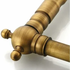 Robinet Rétro Pour évier De Cuisine - Robinet De Salle De Bain - Mélanger L'eau Chaude Et Froide - Laiton Vieilli -Promos Gout Cuisine Boutique 64169863 3