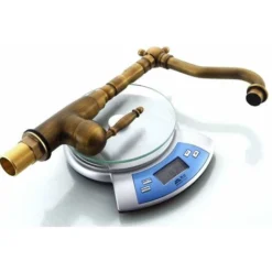 Robinet Rétro Pour évier De Cuisine - Robinet De Salle De Bain - Mélanger L'eau Chaude Et Froide - Laiton Vieilli -Promos Gout Cuisine Boutique 64169863 5