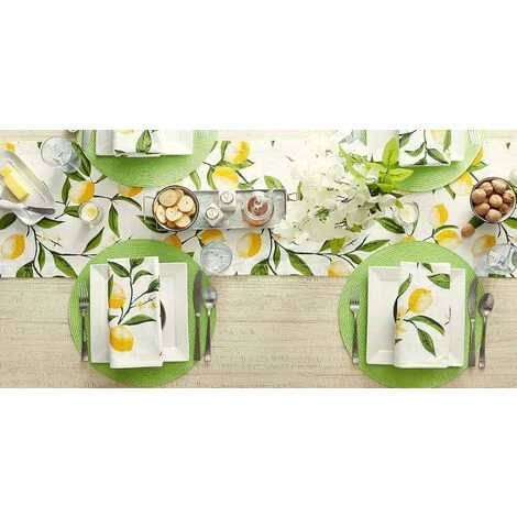 MINKUROW Lot De 4 Sets De Table PP Tressé De Table Rond Lavable Résistantes à La Chaleur Antidérapant 38cm (Vert) 5 MINKUROW Lot De 4 Sets De Table PP Tressé De Table Rond Lavable Résistantes à La Chaleur Antidérapant 38cm (Vert) – Image 5