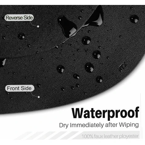Sets De Table Ronds En Cuir Pour Table à Manger Tapis Résistant à La Chaleur Antidérapant Lavable Isolation Napperons De Cuisine Napperons De Cuisine Sets De Table De Style Nordique Ensemble De 2 3 Sets De Table Ronds En Cuir Pour Table à Manger Tapis Résistant à La Chaleur Antidérapant Lavable Isolation Napperons De Cuisine Napperons De Cuisine Sets De Table De Style Nordique Ensemble De 2 – Image 3