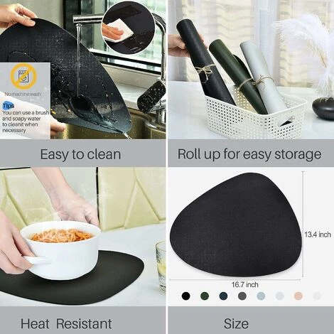 Sets De Table Ronds En Cuir Pour Table à Manger Tapis Résistant à La Chaleur Antidérapant Lavable Isolation Napperons De Cuisine Napperons De Cuisine Sets De Table De Style Nordique Ensemble De 2 4 Sets De Table Ronds En Cuir Pour Table à Manger Tapis Résistant à La Chaleur Antidérapant Lavable Isolation Napperons De Cuisine Napperons De Cuisine Sets De Table De Style Nordique Ensemble De 2 – Image 4