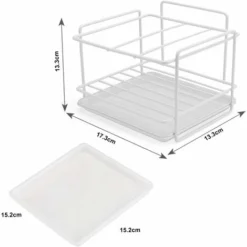 Porte-éponge Pour évier De Cuisine Organisateur D'évier De Cuisine Rangement Sous évier Rangement D'évier De Cuisine Organisateur D'évier Rangement D'évier Rangement D'espace, Blanc 9 Porte-éponge Pour évier De Cuisine Organisateur D'évier De Cuisine Rangement Sous évier Rangement D'évier De Cuisine Organisateur D'évier Rangement D'évier Rangement D'espace, Blanc -Promos Gout Cuisine Boutique 65505942 5