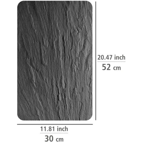 WENKO Protection Plaque De Cuisson, Couvre Plaque De Cuisson En Verre Ardoise, Lot De 2, Verre Trempé, 30x52 Cm, Gris 5 WENKO Protection Plaque De Cuisson, Couvre Plaque De Cuisson En Verre Ardoise, Lot De 2, Verre Trempé, 30x52 Cm, Gris – Image 5