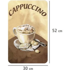 WENKO Protection Plaque De Cuisson, Couvre Plaque De Cuisson En Verre Café, Lot De 2, Verre Trempé, 30x52 Cm, Multicolore -Promos Gout Cuisine Boutique 6578950 5