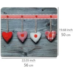 WENKO Fond De Hotte, Crédence Cuisine En Verre, Cœurs, Verre Trempé, 50x56 Cm, Multicolore -Promos Gout Cuisine Boutique 6579741 5