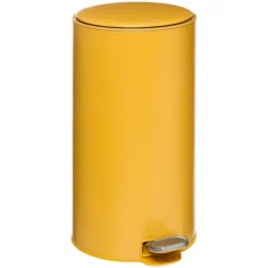 ATMOSPHERA Poubelle Métal Delta 30 Litres Atmosphéra - Ocre