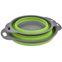 Panier égouttoir D'évier,Passoire En Silicone Pliable Vert 2pcs FUIENKO 6 Panier égouttoir D'évier,Passoire En Silicone Pliable Vert 2pcs FUIENKO -Promos Gout Cuisine Boutique 66390405 3