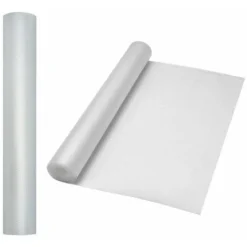 SWANEW 2x Tapis Antidérapant De Tiroir Transparent EVA Imperméable Lavable Tapis De Placard Tapis De Table Pour Maison Et Cuisine Tapis De Réfrigérateur Antibactérien (45 X 500 Cm)