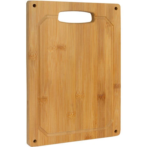 Planche à Découper En Bambou – 33x23x1,5cm / Planche A Decouper En Bois - Antidérapante - Rainures Anti Coulures – Poignée 1 Planche à Découper En Bambou – 33x23x1,5cm / Planche A Decouper En Bois - Antidérapante - Rainures Anti Coulures – Poignée