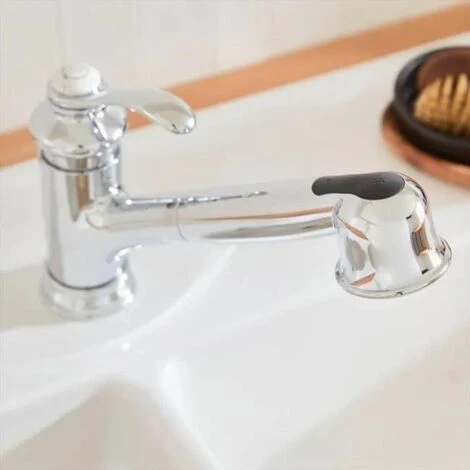 Robinet Cuisine Douchette Retro Jacob Delafon Fairfax 3 Robinet Cuisine Douchette Retro Jacob Delafon Fairfax – Image 3