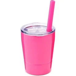 Lovely SmallTumbler Kinder-Edelstahlbecher Mit Deckel Und Silikonstrohhalm