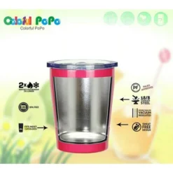 Lovely SmallTumbler Kinder-Edelstahlbecher Mit Deckel Und Silikonstrohhalm -Promos Gout Cuisine Boutique 67838438 4