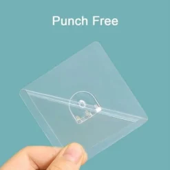 Lot De 12 Supports D'étagère Autocollants En Plastique Pour Armoire - Transparent - Sans Perçage -Promos Gout Cuisine Boutique 68017275 5