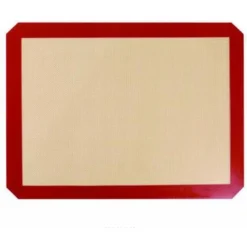 MINKUROW Tapis De Cuisson - 1 Tapis Réutilisable En Silicone Anti-Adhésif - Supporte Le Four Et Le Micro-Onde, Passe Au Lave-Vaisselle - Certifié Sans Bpa Et Écologique - Idéal Pâtisserie : 42x29.5cm