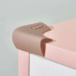 GP Protecteurs D'angle En Silicone De Qualité Alimentaire, Protège-bords De Table Sans BPA, Adhésif Pré-ruban (marron, 4 Pièces)