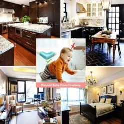 GP Protecteurs D'angle En Silicone De Qualité Alimentaire, Protège-bords De Table Sans BPA, Adhésif Pré-ruban (marron, 4 Pièces) 9 GP Protecteurs D'angle En Silicone De Qualité Alimentaire, Protège-bords De Table Sans BPA, Adhésif Pré-ruban (marron, 4 Pièces) -Promos Gout Cuisine Boutique 69015767 5