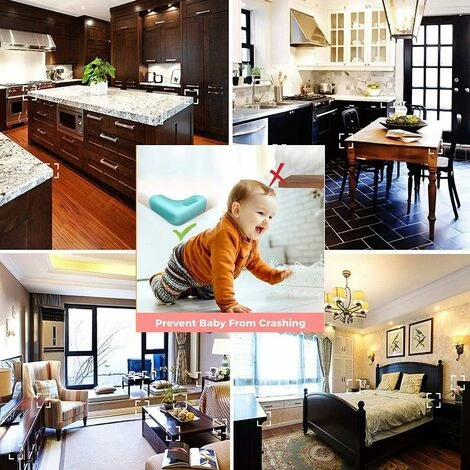 GP Protecteurs D'angle En Silicone De Qualité Alimentaire, Protège-bords De Table Sans BPA, Adhésif Pré-ruban (marron, 4 Pièces) 5 GP Protecteurs D'angle En Silicone De Qualité Alimentaire, Protège-bords De Table Sans BPA, Adhésif Pré-ruban (marron, 4 Pièces) – Image 5