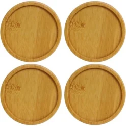 Dessous De Verre Pour Boissons, Sous-verres Pour Table Basse, S'adaptent à Toutes Sortes De Tasses, Table En Bois, Dessous De Verre De Ferme Rustique Sont Parfaits Pour La Décoration Intérieure, Style