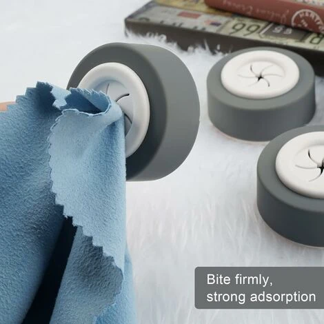 Accroche Torchon Auto-Autoadhésives 4pcs , Porte Torchon Crochet Adhésif Ronde Support De Pince, Accroche Serviette Adhésif Aalle De Bain, Sans Perçage Crochet Torchon Cuisine Et Maison Oi-FRIS Gris 3 Accroche Torchon Auto-Autoadhésives 4pcs , Porte Torchon Crochet Adhésif Ronde Support De Pince, Accroche Serviette Adhésif Aalle De Bain, Sans Perçage Crochet Torchon Cuisine Et Maison Oi-FRIS Gris – Image 3