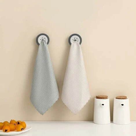 Accroche Torchon Auto-Autoadhésives 4pcs , Porte Torchon Crochet Adhésif Ronde Support De Pince, Accroche Serviette Adhésif Aalle De Bain, Sans Perçage Crochet Torchon Cuisine Et Maison Oi-FRIS Gris 5 Accroche Torchon Auto-Autoadhésives 4pcs , Porte Torchon Crochet Adhésif Ronde Support De Pince, Accroche Serviette Adhésif Aalle De Bain, Sans Perçage Crochet Torchon Cuisine Et Maison Oi-FRIS Gris – Image 5