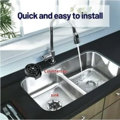Lave-verre Pour évier Monobloc, Lave-verre Pour évier De Cuisine, Accessoires Pour évier De Cuisine Pour Lave-linge Expresso Avec Douchette Latérale, Lave-verre Pour évier à Usage Domestique, Bar, Caf -Promos Gout Cuisine Boutique 70909109 4
