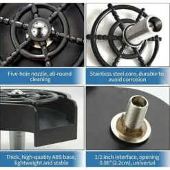 Lave-verre Pour évier Monobloc, Lave-verre Pour évier De Cuisine, Accessoires Pour évier De Cuisine Pour Lave-linge Expresso Avec Douchette Latérale, Lave-verre Pour évier à Usage Domestique, Bar, Caf -Promos Gout Cuisine Boutique 70909109 5