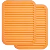 Lot De 2 Dessous De Plat En Silicone Pour Casseroles Et Poêles Chaudes – Résistants à La Chaleur En Silicone Véritable Pour Comptoir De Cuisine, Dessous De Plat Multifonction Et Durable Pour Plats Cha