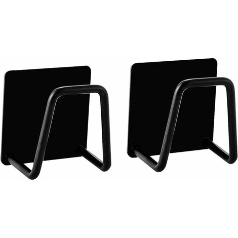 GDRHVFD Porte-Éponge Autocollant - Porte-Éponge De Cuisine - Porte-Éponge - Évier De Cuisine - Crochets Adhésifs (Noir, 2) 1 GDRHVFD Porte-Éponge Autocollant - Porte-Éponge De Cuisine - Porte-Éponge - Évier De Cuisine - Crochets Adhésifs (Noir, 2)