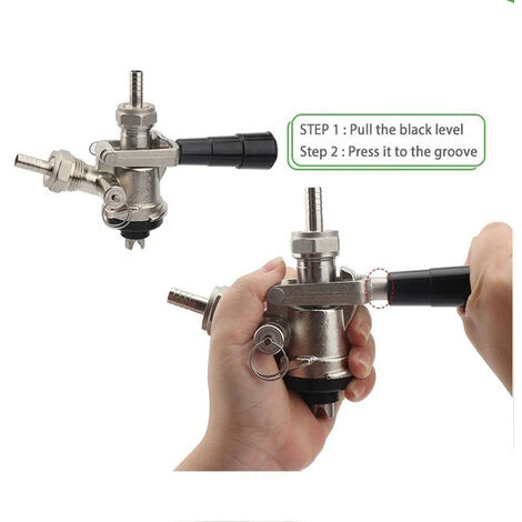 LTS FAFA Coupleur De Fût Distributeur De Bière Pression De Type S Avec Soupape De Surpression De Sécurité Système De Brassage Domestique Coupleur De Fût De Bière "S" 4 LTS FAFA Coupleur De Fût Distributeur De Bière Pression De Type S Avec Soupape De Surpression De Sécurité Système De Brassage Domestique Coupleur De Fût De Bière "S" – Image 4