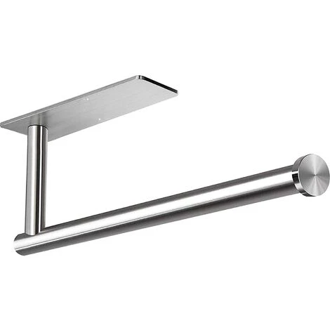 YIDOMDE Porte - Serviettes En Papier Adhésif Sous La Base De L'armoire - Porte - Serviettes En Autocollant Mural Non Percé, Cuisine Domestique, Argent En Acier Inoxydable 2 YIDOMDE Porte - Serviettes En Papier Adhésif Sous La Base De L'armoire - Porte - Serviettes En Autocollant Mural Non Percé, Cuisine Domestique, Argent En Acier Inoxydable – Image 2