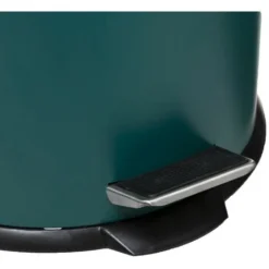 ATMOSPHERA Poubelle Bam Modern 30 Litres Couvercle Bambou Atmosphéra - Bleu Canard -Promos Gout Cuisine Boutique 74086650 3