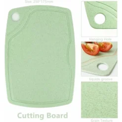 Planche à Découper Pour Cuisine Ensemble De Planche à Découper En Plastique Avec Ouvre-bouteille, éplucheur, Couteau De Cuisine, Plateau De Service -Promos Gout Cuisine Boutique 74744771 5