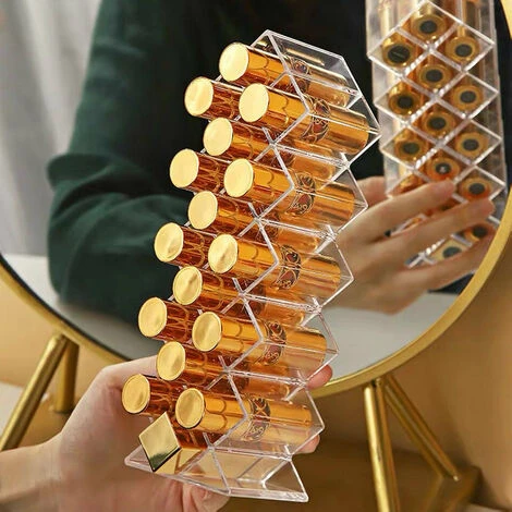 Organisateur De Support De Rouge à Lèvres, Présentoir De Brillant à Lèvres Tour, Boîte De Rangement Transparente Pour Organisateurs De Brillant à Lèvres 2 Organisateur De Support De Rouge à Lèvres, Présentoir De Brillant à Lèvres Tour, Boîte De Rangement Transparente Pour Organisateurs De Brillant à Lèvres – Image 2