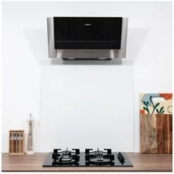 Crédence Alu Blanc RAL 9016 H 20 Cm X L 50 Cm De 1,5 Mm