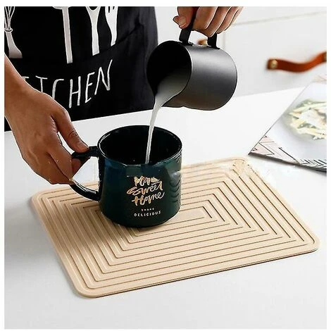 SEENLIN Grand Dessous De Plat En Silicone Résistant à La Chaleur 2 SEENLIN Grand Dessous De Plat En Silicone Résistant à La Chaleur – Image 2