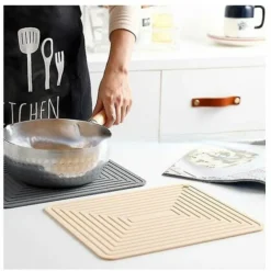 SEENLIN Grand Dessous De Plat En Silicone Résistant à La Chaleur 8 SEENLIN Grand Dessous De Plat En Silicone Résistant à La Chaleur -Promos Gout Cuisine Boutique 75459451 4