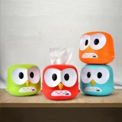 Porte-mouchoirs À La Maison Boîte À Mouchoirs Enfant Boite A Mouchoirs Design Hibou Argente Distributeur À Mouchoirs Tissue Box -Promos Gout Cuisine Boutique 76152865 4