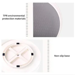 Étagère à épices Plateau Tournant En Plastique 22.87.5CM Blanc FUIENKO -Promos Gout Cuisine Boutique 76153019 4