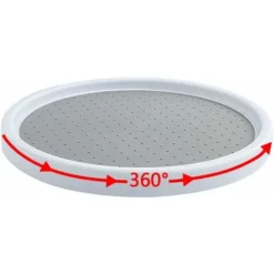 2 Pcs Étagère à épices Rotative, Plateau Tournant Pour épices Condiments Rangement De Cuisine, Multifonction Pour Le Rangement De La Cuisine 7 2 Pcs Étagère à épices Rotative, Plateau Tournant Pour épices Condiments Rangement De Cuisine, Multifonction Pour Le Rangement De La Cuisine -Promos Gout Cuisine Boutique 76663446 3